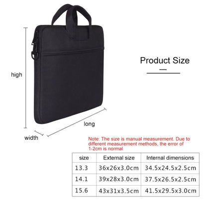 ST01S Waterproof Oxford Cloth Hidden Portable Strap One-shoulder Handbag for 13.3 inch Laptops, ST01S 13.3 inch Black, ST01S 13.3 inch Pink, ST01S 13.3 inch Light Grey, ST01S 13.3 inch Dark Gray, ST01S 13.3 inch Navy Blue