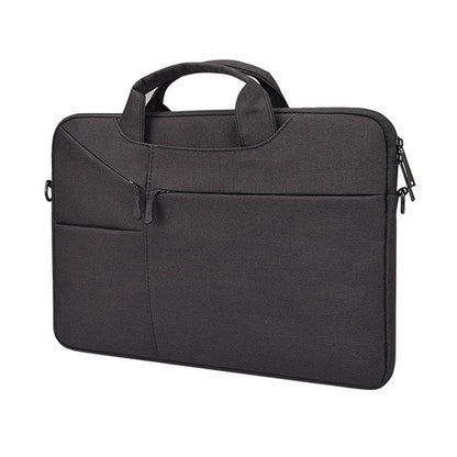 ST02S Waterproof Tear Resistance Hidden Portable Strap One-shoulder Handbag for 13.3 inch Laptops, with Suitcase Belt, ST02S 13.3 inch Black, ST02S 13.3 inch Dark Gray, ST02S 13.3 inch Pink, ST02S 13.3 inch Light Grey, ST02S 13.3 inch Navy Blue