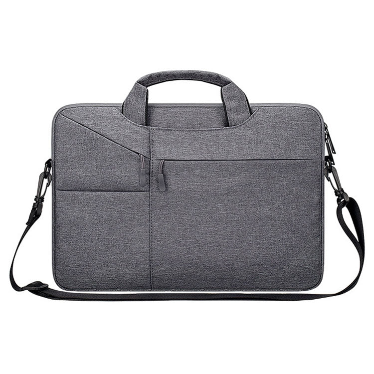 ST02S Waterproof Tear Resistance Hidden Portable Strap One-shoulder Handbag for 13.3 inch Laptops, with Suitcase Belt, ST02S 13.3 inch Black, ST02S 13.3 inch Dark Gray, ST02S 13.3 inch Pink, ST02S 13.3 inch Light Grey, ST02S 13.3 inch Navy Blue