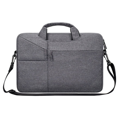 ST02S Waterproof Tear Resistance Hidden Portable Strap One-shoulder Handbag for 13.3 inch Laptops, with Suitcase Belt, ST02S 13.3 inch Black, ST02S 13.3 inch Dark Gray, ST02S 13.3 inch Pink, ST02S 13.3 inch Light Grey, ST02S 13.3 inch Navy Blue