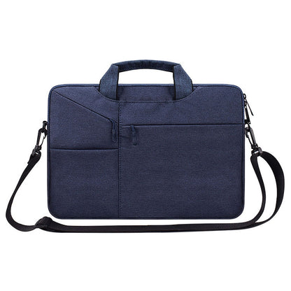 ST02S Waterproof Tear Resistance Hidden Portable Strap One-shoulder Handbag for 13.3 inch Laptops, with Suitcase Belt, ST02S 13.3 inch Black, ST02S 13.3 inch Dark Gray, ST02S 13.3 inch Pink, ST02S 13.3 inch Light Grey, ST02S 13.3 inch Navy Blue