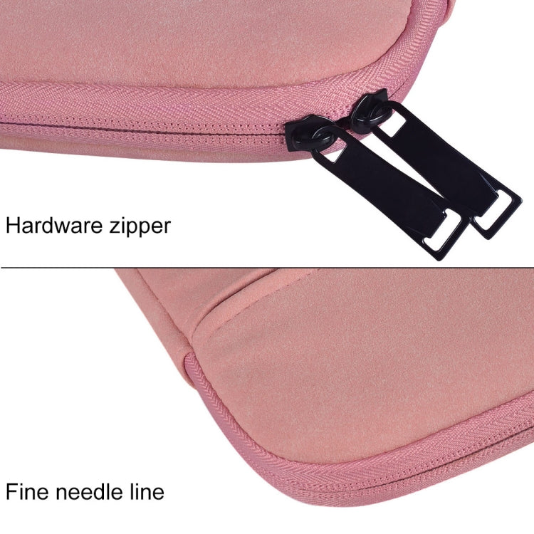 ST06 Waterproof PU Leather Zipper Hidden Portable Strap One-shoulder Handbag for 14.1 inch Laptops, with Suitcase Belt, ST06 14.1 inch Dark Gray, ST06 14.1 inch Pink, ST06 14.1 inch Light Grey