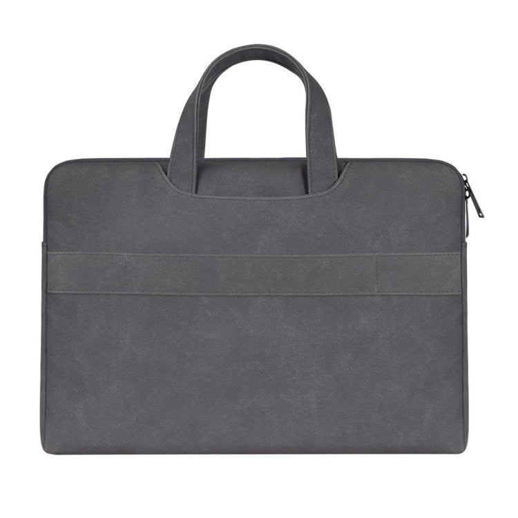 ST06 Waterproof PU Leather Zipper Hidden Portable Strap One-shoulder Handbag for 15.6 inch Laptops, with Suitcase Belt, ST06 15.6 inch Dark Gray, ST06 15.6 inch Pink, ST06 15.6 inch Light Grey