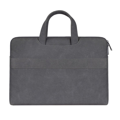 ST06 Waterproof PU Leather Zipper Hidden Portable Strap One-shoulder Handbag for 15.6 inch Laptops, with Suitcase Belt, ST06 15.6 inch Dark Gray, ST06 15.6 inch Pink, ST06 15.6 inch Light Grey