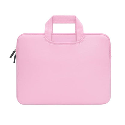 15.4 inch Portable Air Permeable Handheld Sleeve Bag for MacBook Air / Pro, Lenovo and other Laptops, Size: 38x27.5x3.5cm, 15.4 inch Grey, 15.4 inch Green, 15.4 inch Pink, 15.4 inch Black