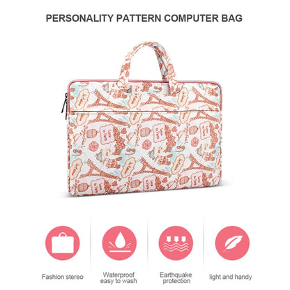 Canvas Waterproof Laptop Handbag for 14.1 inch Laptops, 14.1 inch