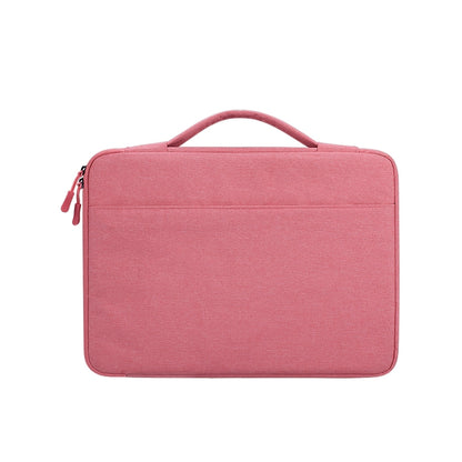 Oxford Cloth Waterproof Laptop Handbag for 14.1 inch Laptops, with Trunk Trolley Strap, 14.1 inch