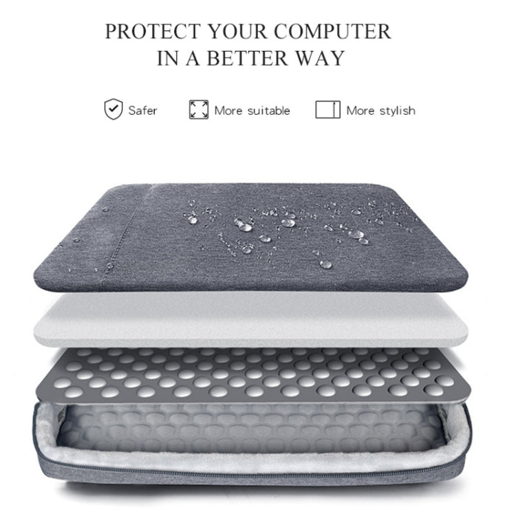 Oxford Cloth Waterproof Laptop Handbag for 15.6 inch Laptops, with Trunk Trolley Strap, 15.6 inch