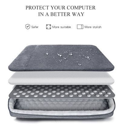 Oxford Cloth Waterproof Laptop Handbag for 15.6 inch Laptops, with Trunk Trolley Strap, 15.6 inch