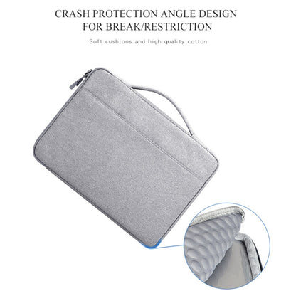 Oxford Cloth Waterproof Laptop Handbag for 15.4 inch Laptops, with Trunk Trolley Strap, 15.4 inch