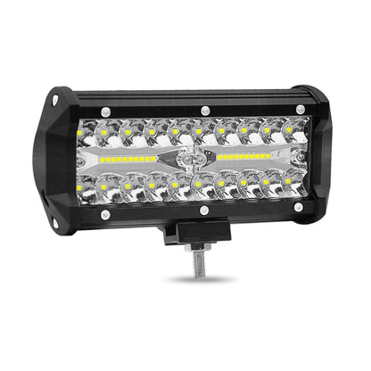 7 inch 30W 3000LM 6000K LED Strip Lamp Working Refit Off-road Vehicle Roof Strip Light, 7 inch 120W