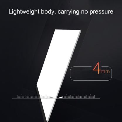 Ultra-thin A4 Size Portable USB LED Artcraft Tracing Light Box Copy Board for Artists Drawing Sketching Animation and X-ray Viewing, No Brightness Control No Charger