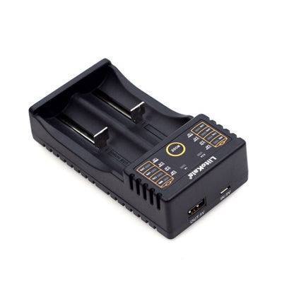 LiitoKala lii-202 USB Output Intelligent Battery Charger for Li-ion IMR 18650, 18490, 18350, 17670, 17500, 16340(RCR123), 14500, 10440