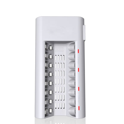 100-240V 8 Slot Battery Charger for AA & AAA Battery, EU Plug