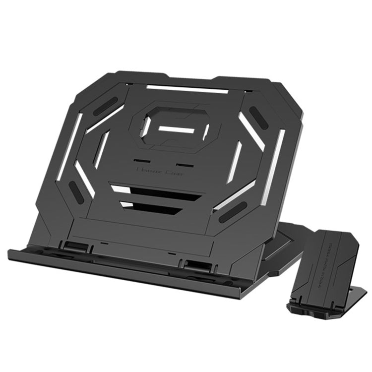 T3 Multi-function Hollow Design Cooling Bracket with 10-Level Adjustable Angle for Notebook,  MacBook, iPad, Mobile Phones, T3 (White), T3 (Black)