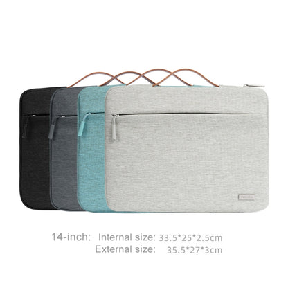 For 14 inch Laptop Zipper Waterproof  Handheld Sleeve Bag, For 14 inch