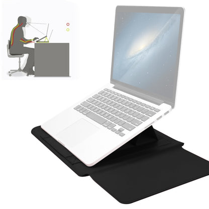4 in 1 Universal Waterproof PU Leather Laptop Liner Bag with Handle & Stand & Pen Holder + 2 Winders + Mouse Bag + Charger Bag Set for 11/12 inch laptops, 11 / 12 inch, 11/12 inch