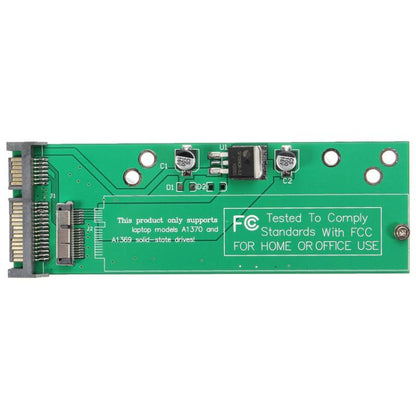 Hard Disk Drive Adapter 12 + 6-pin To SATA 22-Pin SSD Adapter Converter Card for Apple MacBook Air 2010 2011, HDD To SATA SSD