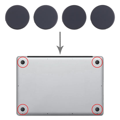 For MacBook Pro A2442 A2485 A2681 2021 2022 4 in 1 Bottom Case Rubber Mats, A2442 A2485 A2681 2021 2022