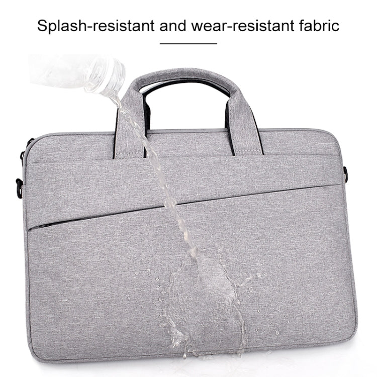 ST03S 13.3 inch Double Side Pockets Wearable Oxford Cloth Soft Handle Portable Laptop Tablet Bag, 13.3 inch Black, 13.3 inch Pink, 13.3 inch Grey, 13.3 inch Deep Space Gray, 13.3 inch Navy Blue