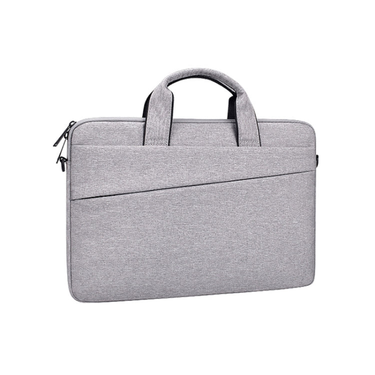 ST03S 13.3 inch Double Side Pockets Wearable Oxford Cloth Soft Handle Portable Laptop Tablet Bag, 13.3 inch Black, 13.3 inch Pink, 13.3 inch Grey, 13.3 inch Deep Space Gray, 13.3 inch Navy Blue