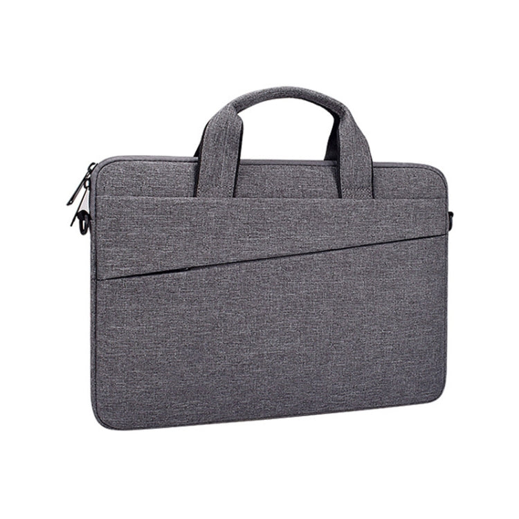 ST03S 13.3 inch Double Side Pockets Wearable Oxford Cloth Soft Handle Portable Laptop Tablet Bag, 13.3 inch Black, 13.3 inch Pink, 13.3 inch Grey, 13.3 inch Deep Space Gray, 13.3 inch Navy Blue