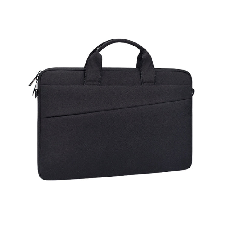 ST03S 14.1 inch Double Side Pockets Wearable Oxford Cloth Soft Handle Portable Laptop Tablet Bag, 14.1 inch Black, 14.1 inch Pink, 14.1 inch Grey, 14.1 inch Deep Space Gray, 14.1 inch Navy Blue