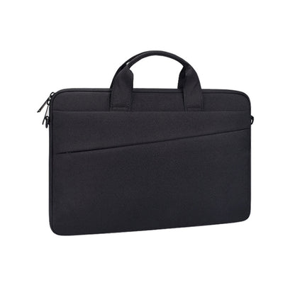 ST03S 14.1 inch Double Side Pockets Wearable Oxford Cloth Soft Handle Portable Laptop Tablet Bag, 14.1 inch Black, 14.1 inch Pink, 14.1 inch Grey, 14.1 inch Deep Space Gray, 14.1 inch Navy Blue