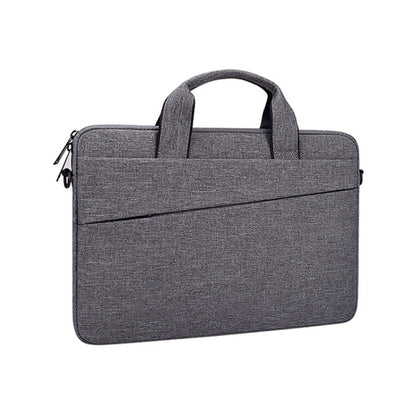 ST03S 14.1 inch Double Side Pockets Wearable Oxford Cloth Soft Handle Portable Laptop Tablet Bag, 14.1 inch Black, 14.1 inch Pink, 14.1 inch Grey, 14.1 inch Deep Space Gray, 14.1 inch Navy Blue