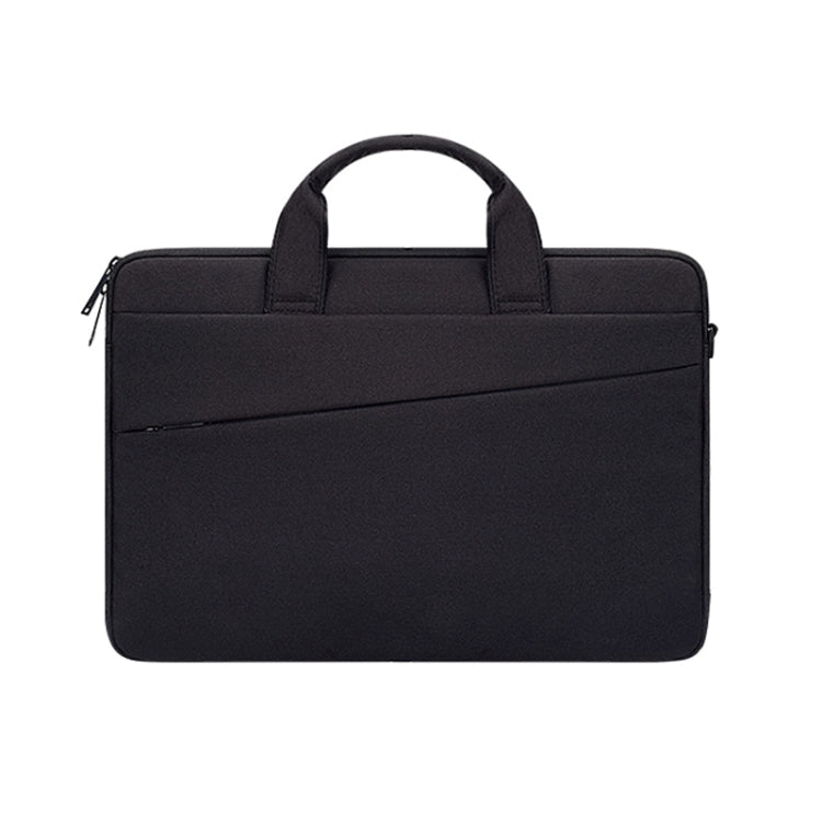 ST03S 15.6 inch Double Side Pockets Wearable Oxford Cloth Soft Handle Portable Laptop Tablet Bag, 15.6 inch Black, 15.6 inch Pink, 15.6 inch Grey, 15.6 inch Deep Space Gray, 15.6 inch Navy Blue