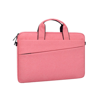 ST03S 15.6 inch Double Side Pockets Wearable Oxford Cloth Soft Handle Portable Laptop Tablet Bag, 15.6 inch Black, 15.6 inch Pink, 15.6 inch Grey, 15.6 inch Deep Space Gray, 15.6 inch Navy Blue