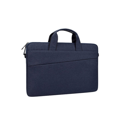 ST03S 15.6 inch Double Side Pockets Wearable Oxford Cloth Soft Handle Portable Laptop Tablet Bag, 15.6 inch Black, 15.6 inch Pink, 15.6 inch Grey, 15.6 inch Deep Space Gray, 15.6 inch Navy Blue