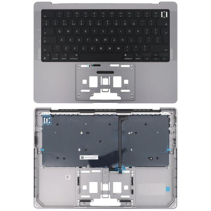 For MacBook Pro 14 inch 2021 A2442 / 2023 A2779 Big Backspace Version UK Keyboard with C Shell, A2442 2021 / A2779 2023, A2442 / 2023 A2779
