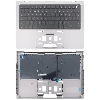 For MacBook Pro 14 inch 2021 A2442 / 2023 A2779 Big Backspace Version UK Keyboard with C Shell, A2442 2021 / A2779 2023, A2442 / 2023 A2779