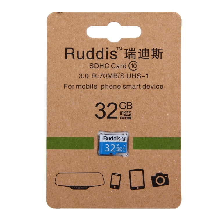 Ruddis 32GB High Speed Class 10 TF/Micro SDXC UHS-1(U1) Memory Card, 32GB