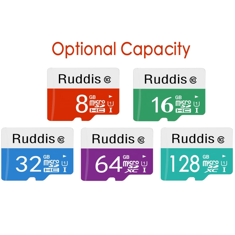 Ruddis 32GB High Speed Class 10 TF/Micro SDXC UHS-1(U1) Memory Card, 32GB
