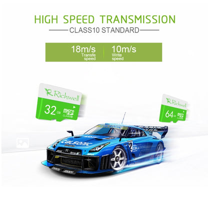 Richwell 128GB High Speed Class 10 Micro SD(TF) Memory Card, 128GB