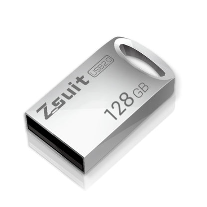 Zsuit 128GB USB 2.0 Mini Metal Ring Shape USB Flash Disk, 128GB USB 2.0