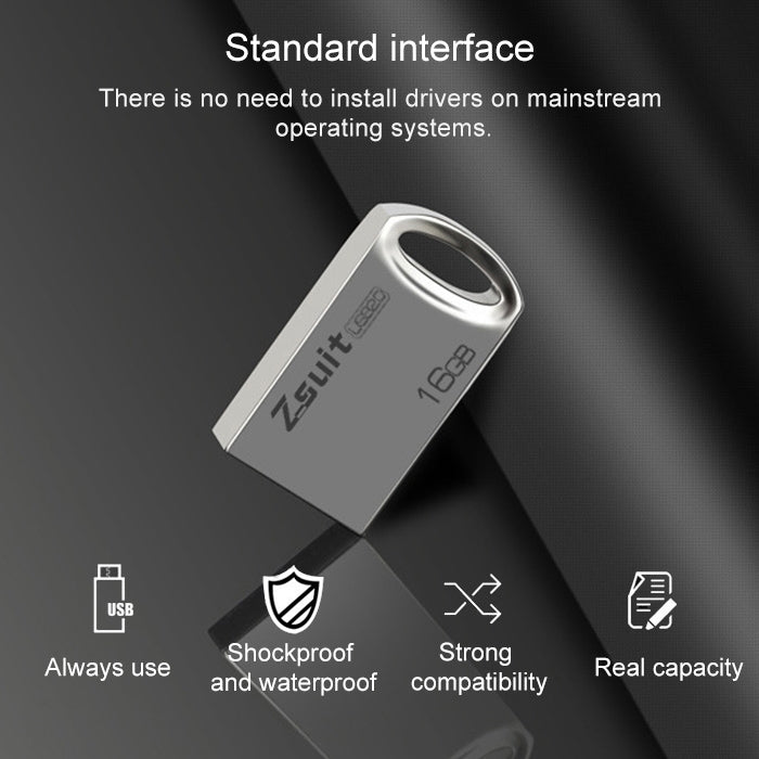 Zsuit 64GB USB 3.0 Mini Metal Ring Shape USB Flash Disk, 64GB USB 3.0