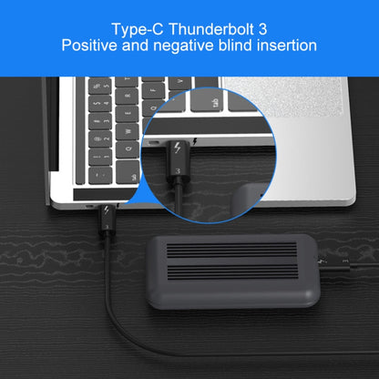 Blueendless M.2 NVME Thunderbolt 3 Solid State Mobile Hard Disk Box Hard Disk Drive, M8