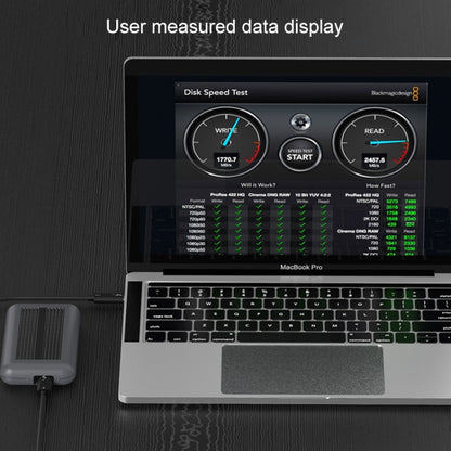 Blueendless M.2 NVME Thunderbolt 3 Solid State Mobile Hard Disk Box Hard Disk Drive, M8
