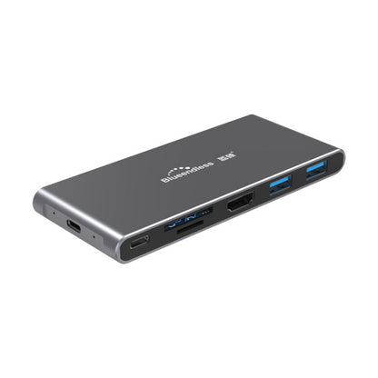 Blueendless 6 In 1 Multi-function Type-C / USB-C HUB Expansion Dock M.2 NGFF Solid State Drive, 6 In 1