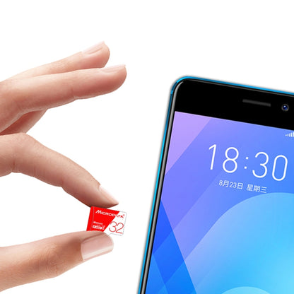 MICRODATA 128GB High Speed U3 Red and White TF(Micro SD) Memory Card, 128GB