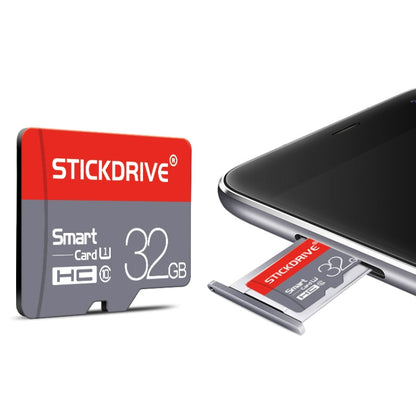 STICKDRIVE 16GB U1 Red and Grey TF(Micro SD) Memory Card, 16GB