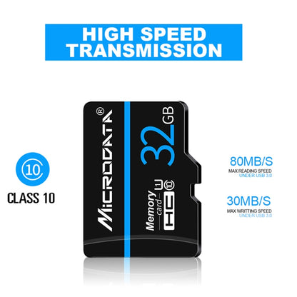 MICRODATA 64GB U3 Blue Line and Black TF(Micro SD) Memory Card, 64GB