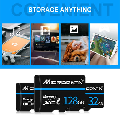 MICRODATA 64GB U3 Blue Line and Black TF(Micro SD) Memory Card, 64GB