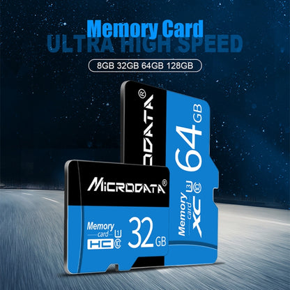 MICRODATA 32GB U1 Blue and Black TF(Micro SD) Memory Card, 32GB