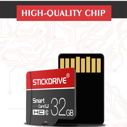 STICKDRIVE 64GB U3 White Line Red and Black TF(Micro SD) Memory Card, 64GB