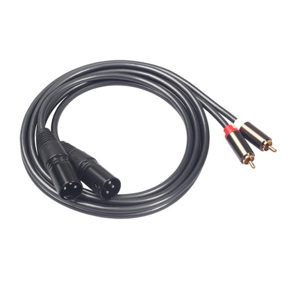 366119-15 2 RCA Male to 2 XLR 3 Pin Male Audio Cable, Length: 1.5m, 366119-15 2 RCA Male to 2 XLR 3 Pin Male