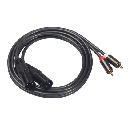 366120-15 2 RCA Male to 2 XLR 3 Pin Female Audio Cable, Length: 1.5m, 366120-15 2 RCA Male to 2 XLR 3 Pin Female